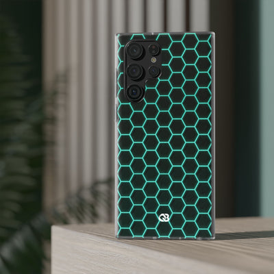 Neon Hex Spectrum · Lite Phone Case for Samsung · Teal
