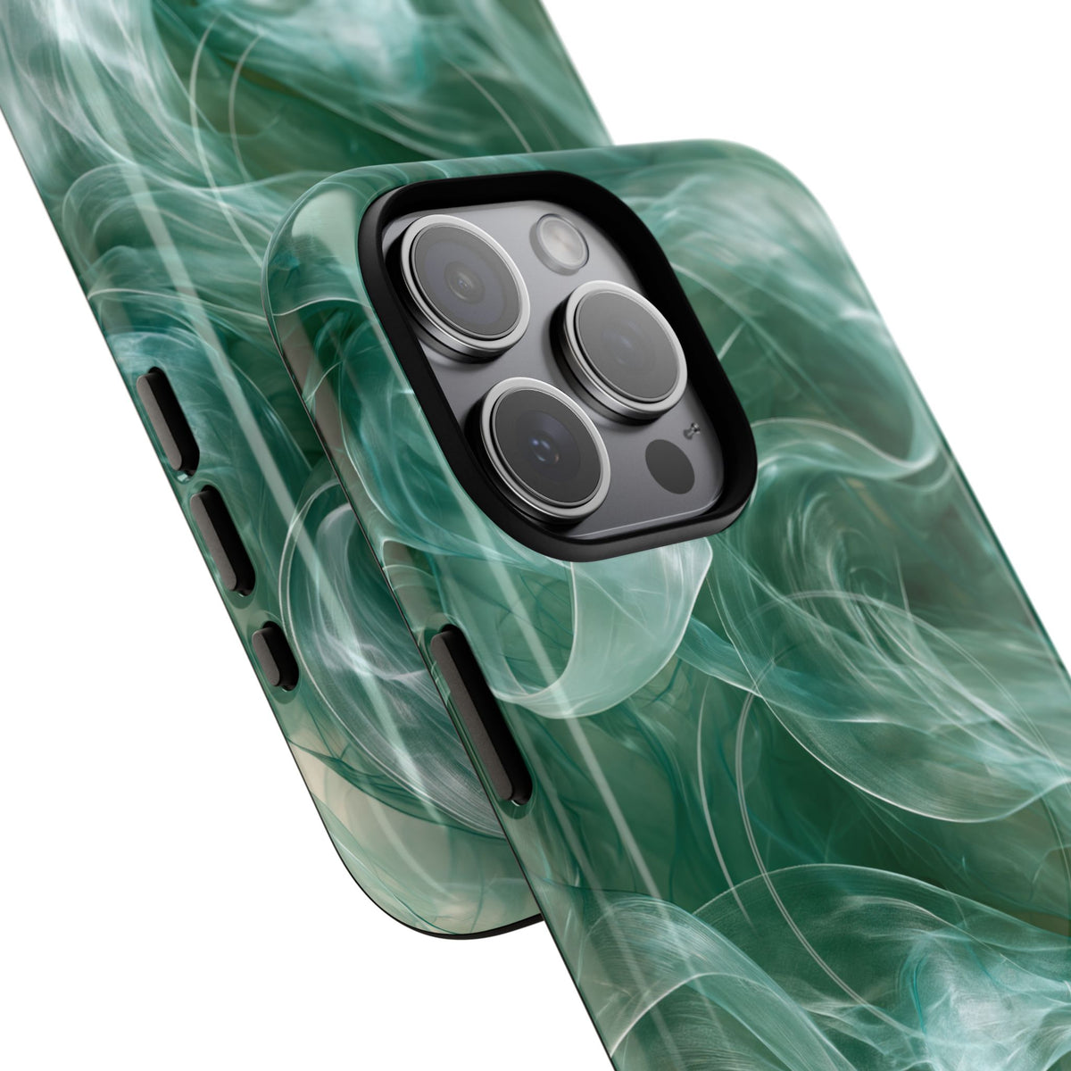 Translucent Aqua Flow · Tough 2.0 Magnetic Phone Case for iPhone · Teal