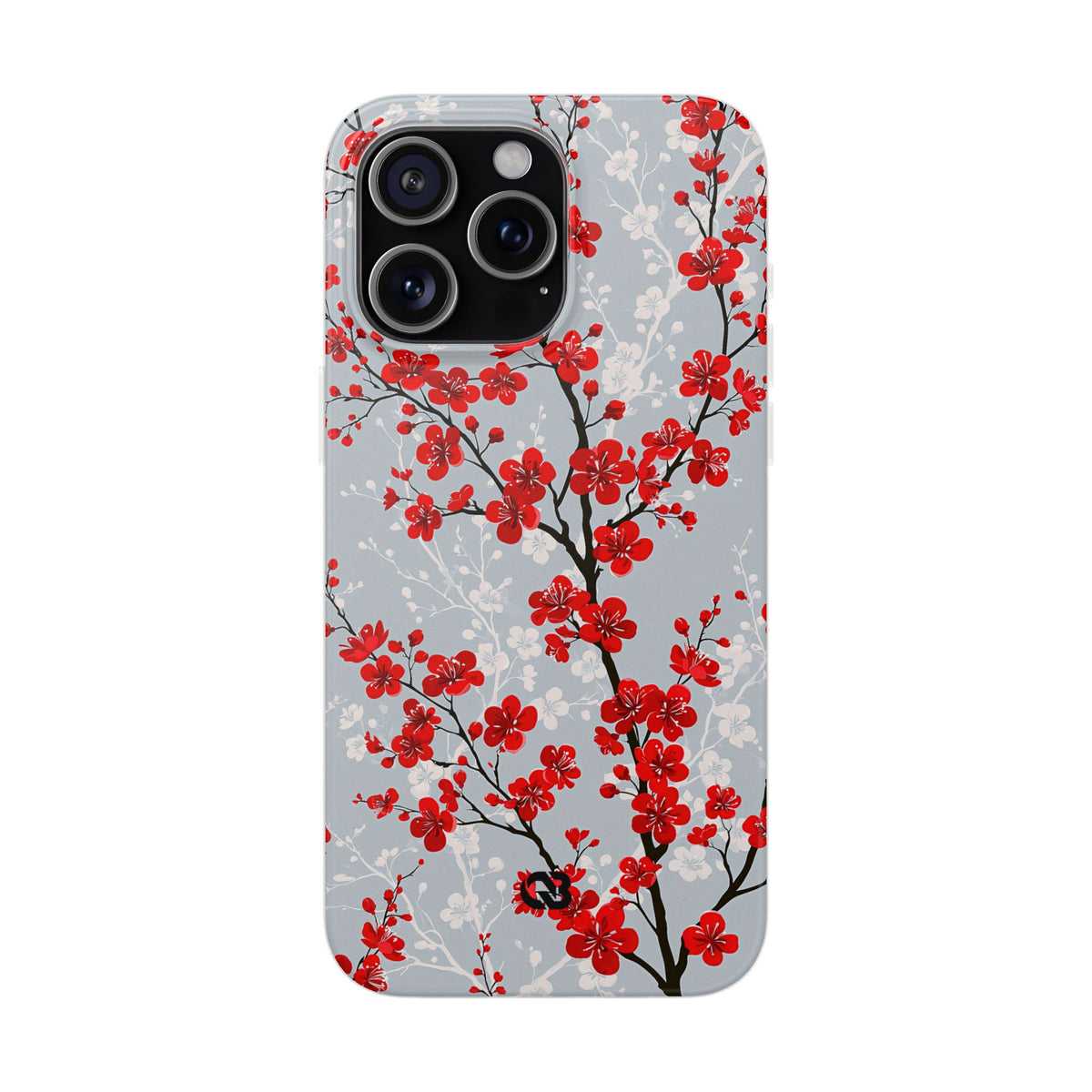 Scarlet Plum Blossom · Lite Phone Case for iPhone ·  Red