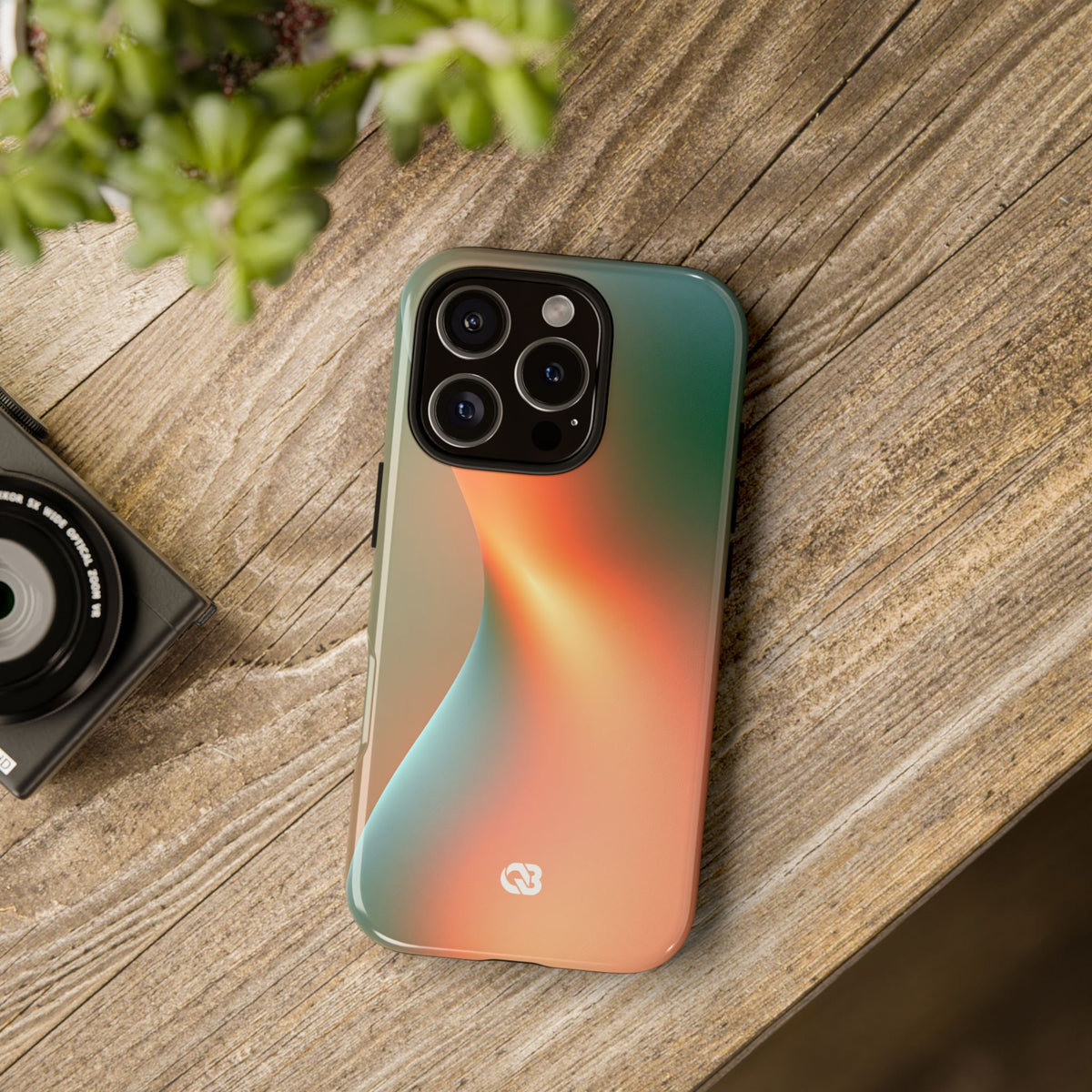 Radiant Contour · Tough Phone Case for iPhone · Orange