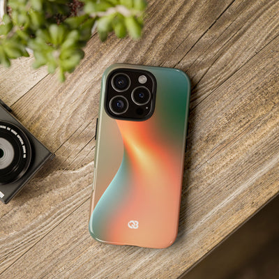 Radiant Contour · Tough Phone Case for iPhone · Orange