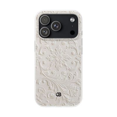 Sculpted Acanthus Relief · Lite Phone Case for iPhone ·  White