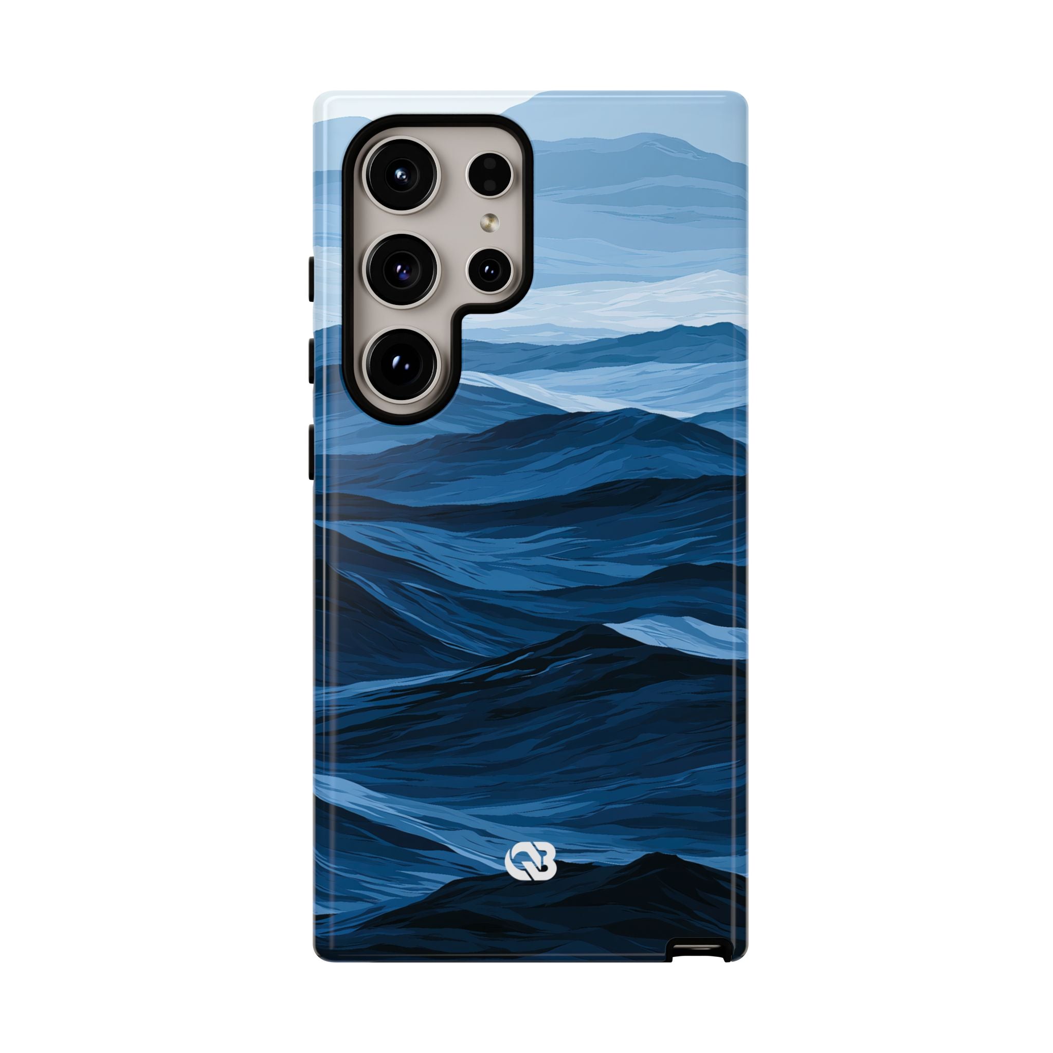 Blue Tough Phone Case for Samsung - Cobalt Ridge Tides