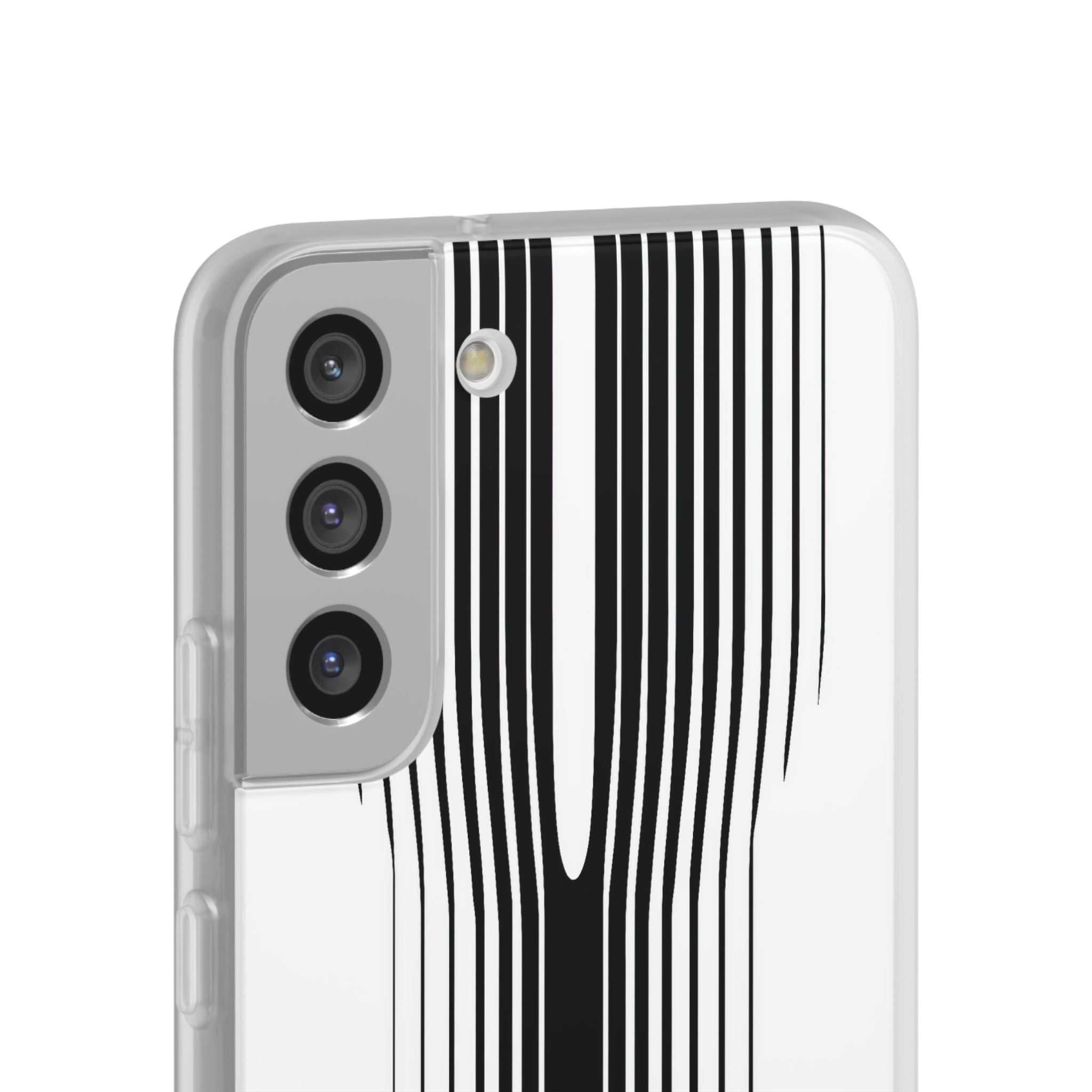 White Lite Phone Case for Samsung - Kinetic Mono Distortion