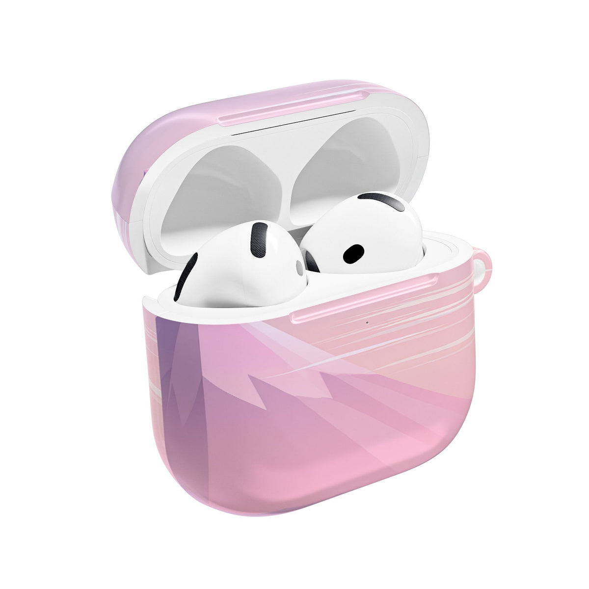 Alpine Twilight · Hard Case for AirPods & AirPods Pro · Pink