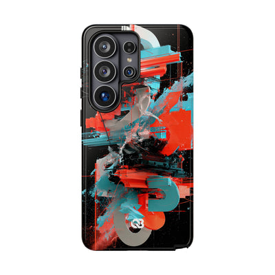 Fragmented Cyber Core · Tough Phone Case for Samsung · Black