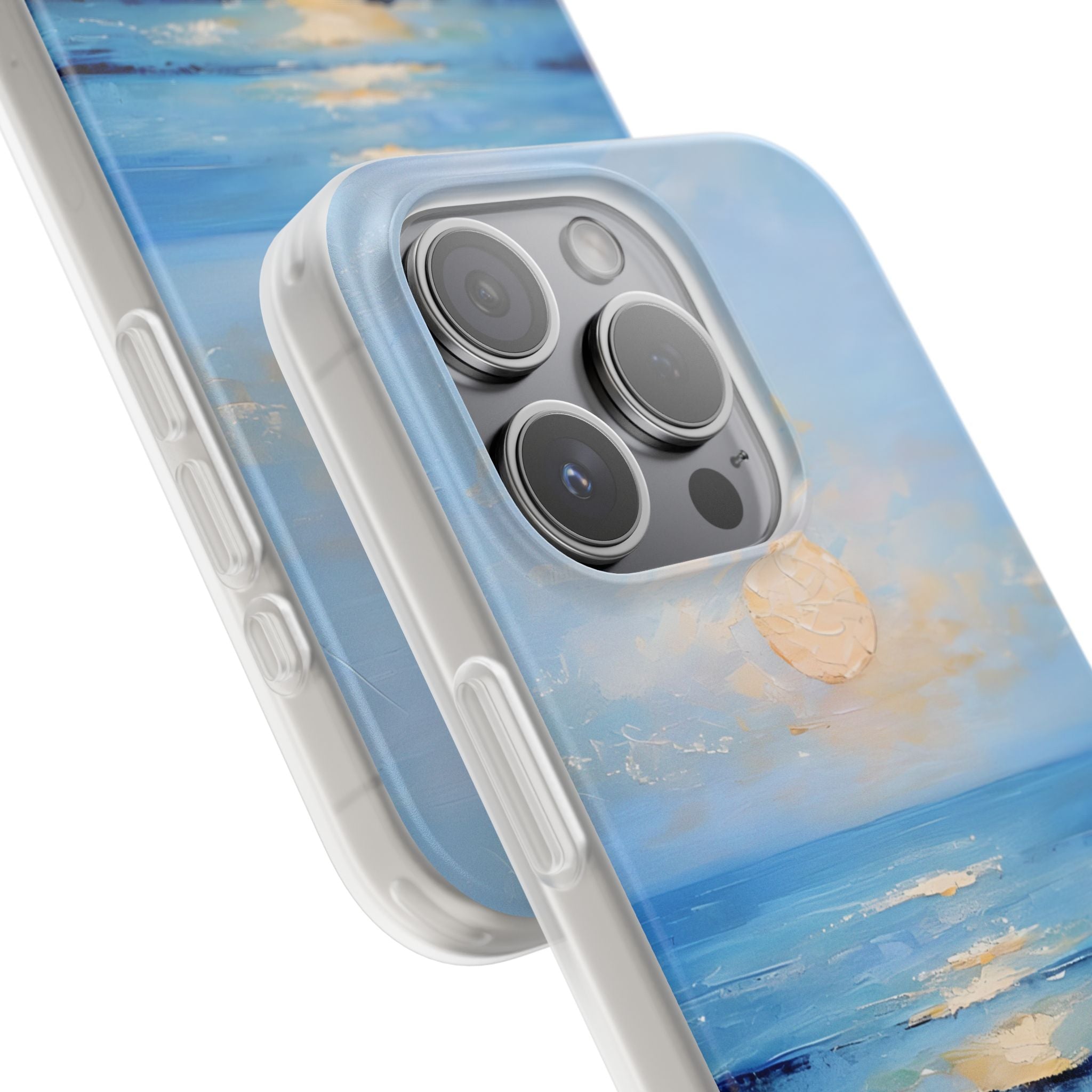 Sun de Costa Cerúlea · Capa de Telefone Soft para iPhone