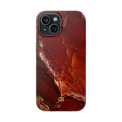 Amber Embrace · Lite Phone Case for iPhone ·  Brown