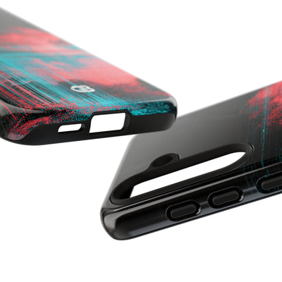 Digital Signal Drift · Tough Phone Case for Samsung · Black