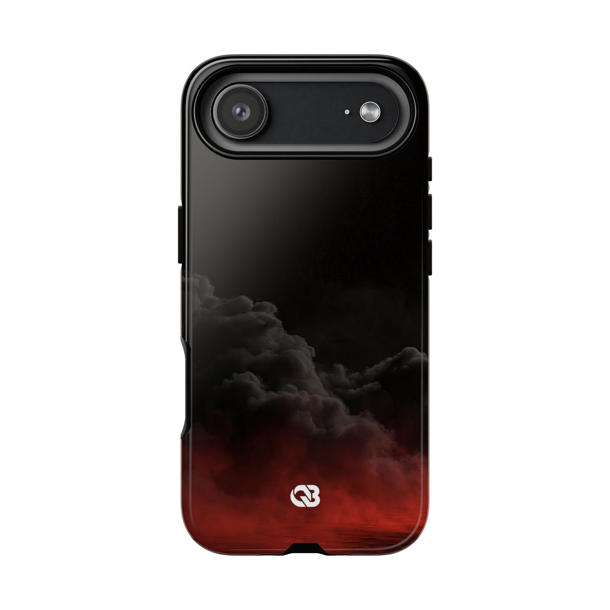 Crimson Fog Void · Tough Phone Case for iPhone · Black