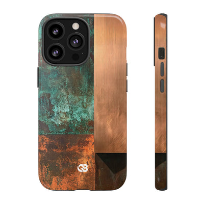 Oxidized Copper Patina · Tough Phone Case for iPhone · Green