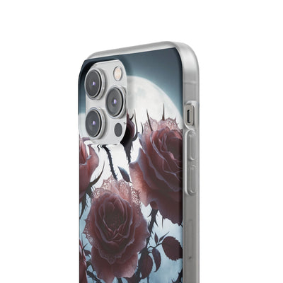 Lunar Lace Petals · Soft Coque de téléphone pour iPhone