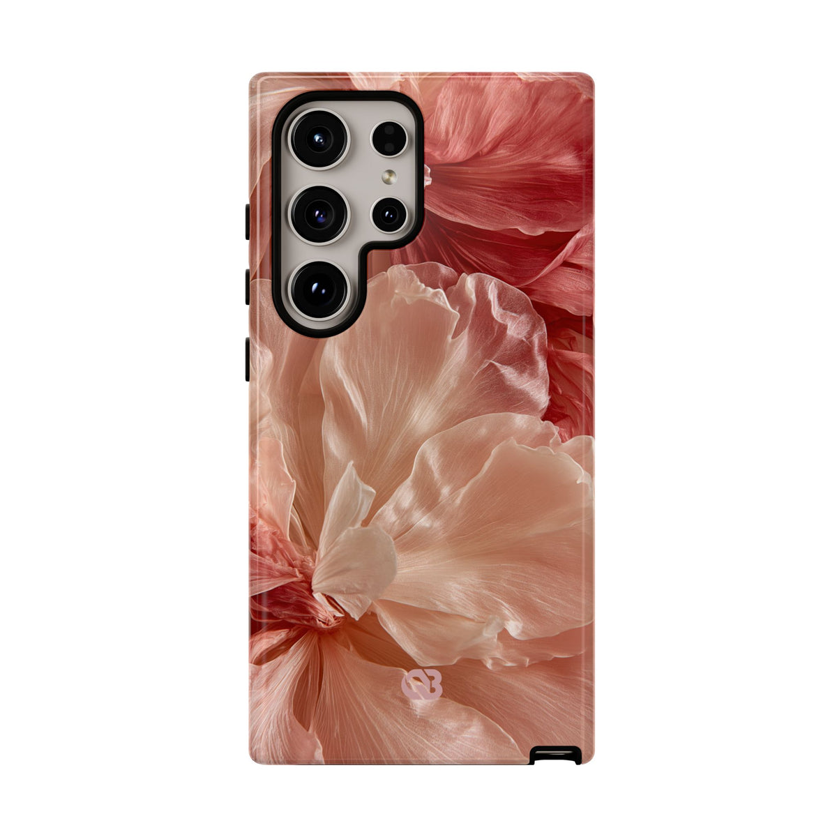 Blush Silk Bloom · Tough Phone Case for Samsung · Pink