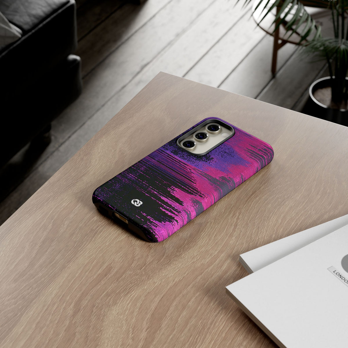 Neon Signal Shift · Tough Phone Case for Samsung · Purple