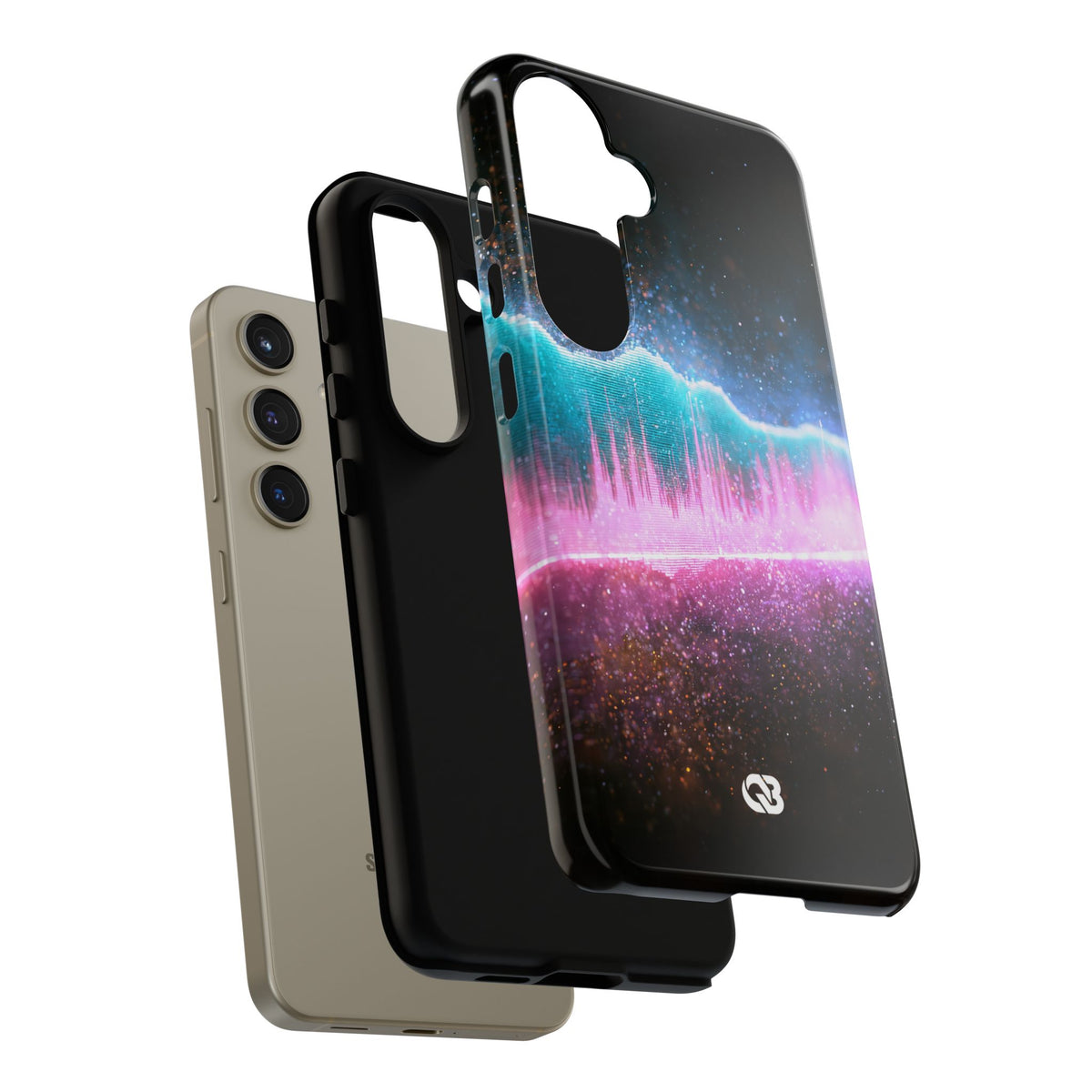 Digital Frequency · Tough Phone Case for Samsung · Pink