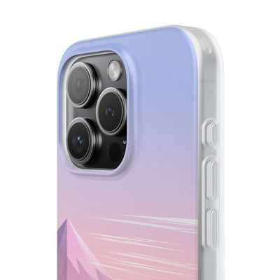 Purple Lite Phone Case for iPhone - Lavender Alpine Dawn