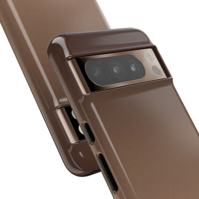 Brown Tough Phone Case for Google Pixel - Smoked Caramel Fade