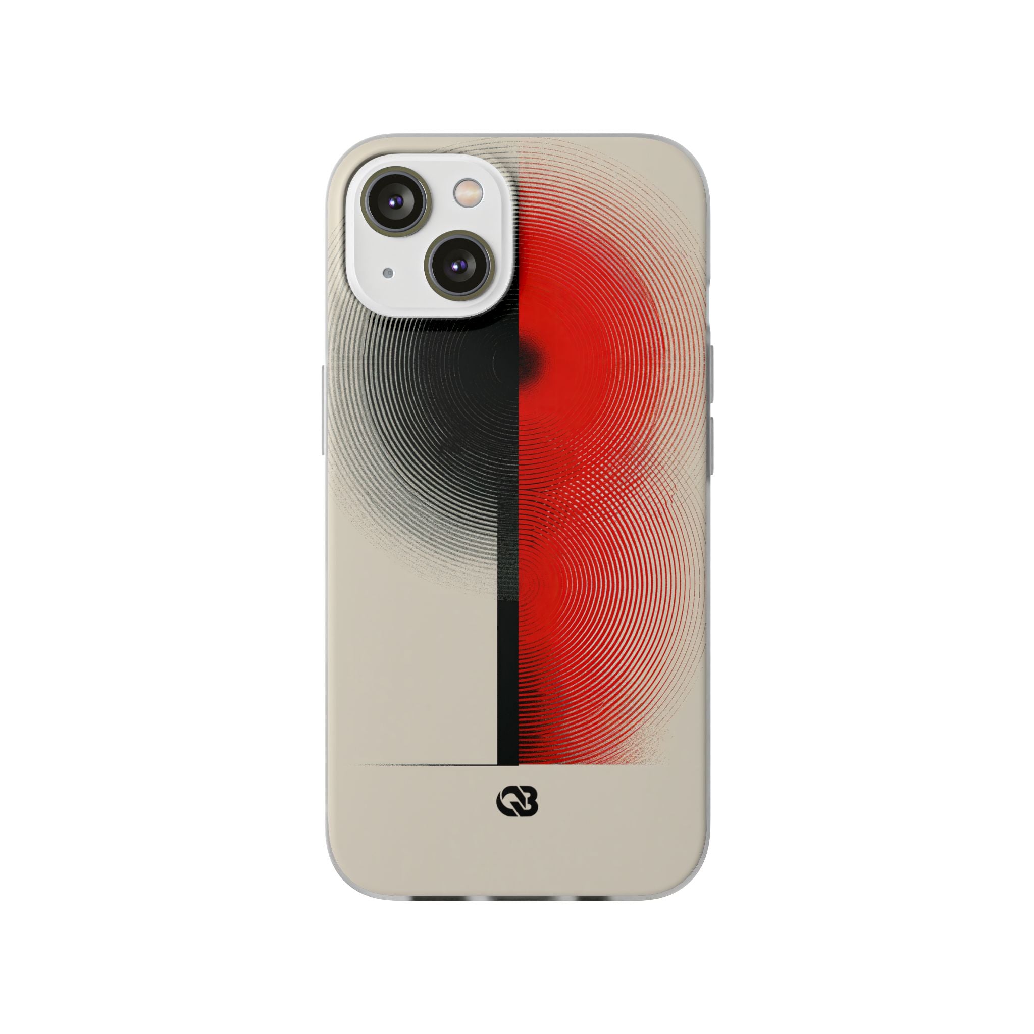 Red Lite Phone Case for iPhone - Split Signal Red