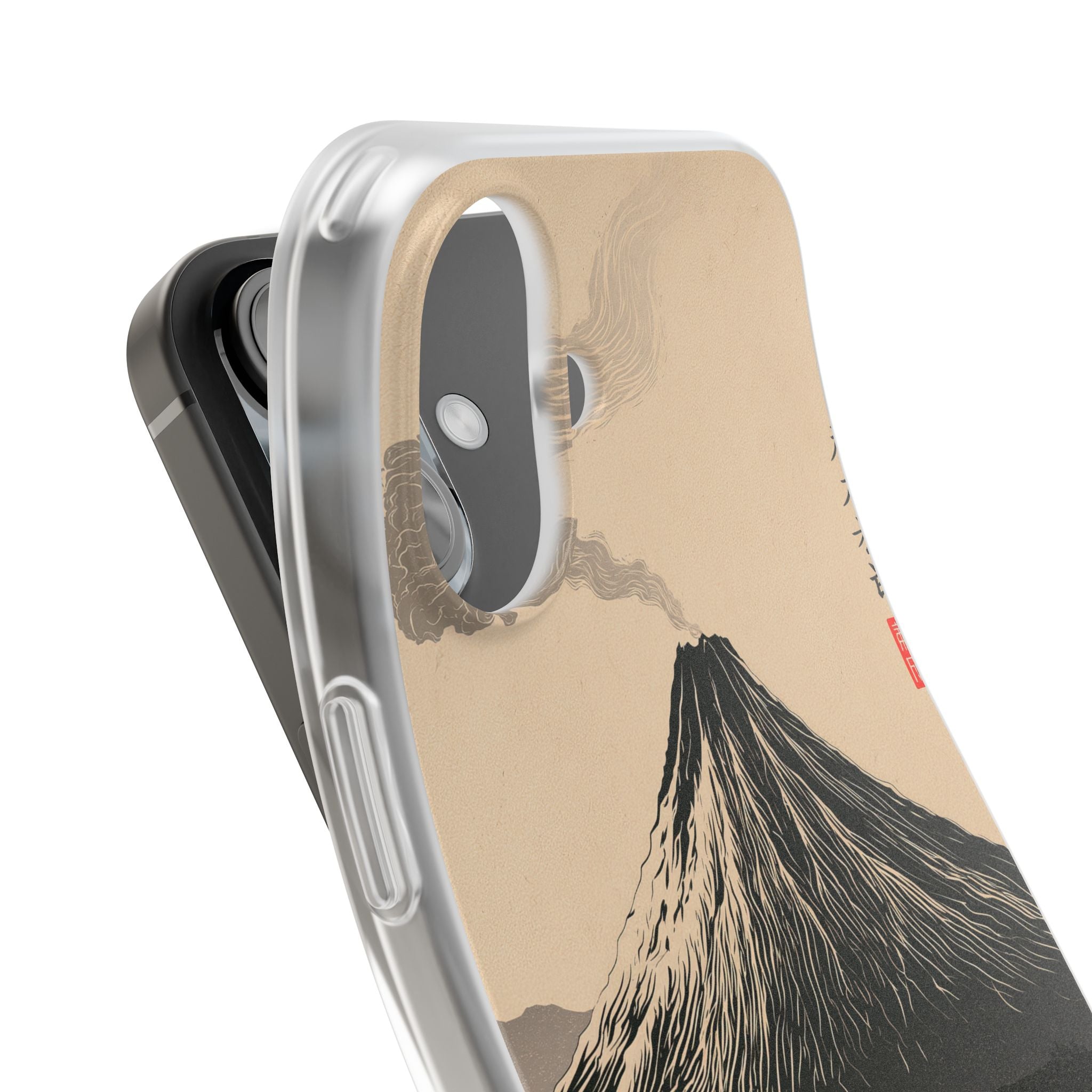 Beige Lite Phone Case for iPhone - Obsidian Ink Summit