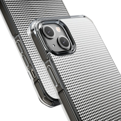 Black Impact MagSafe Phone Case for iPhone - Obsidian Halftone Flux