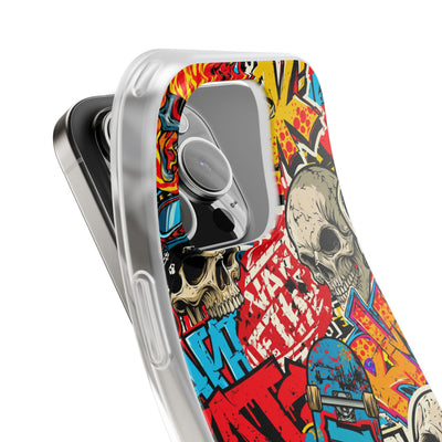 Skate Skull Riot · Lite Phone Case for iPhone ·  Red