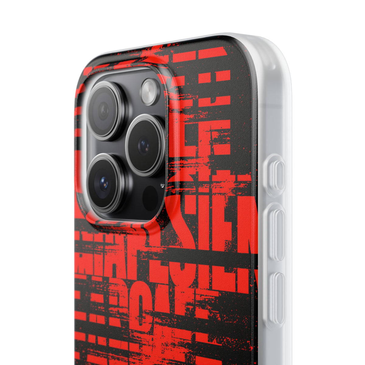 Crimson Redaction · Lite Phone Case for iPhone ·  Black