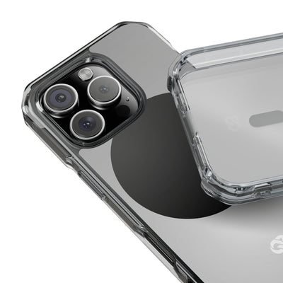 Grey Impact MagSafe Phone Case for iPhone - Matte Onyx Sphere