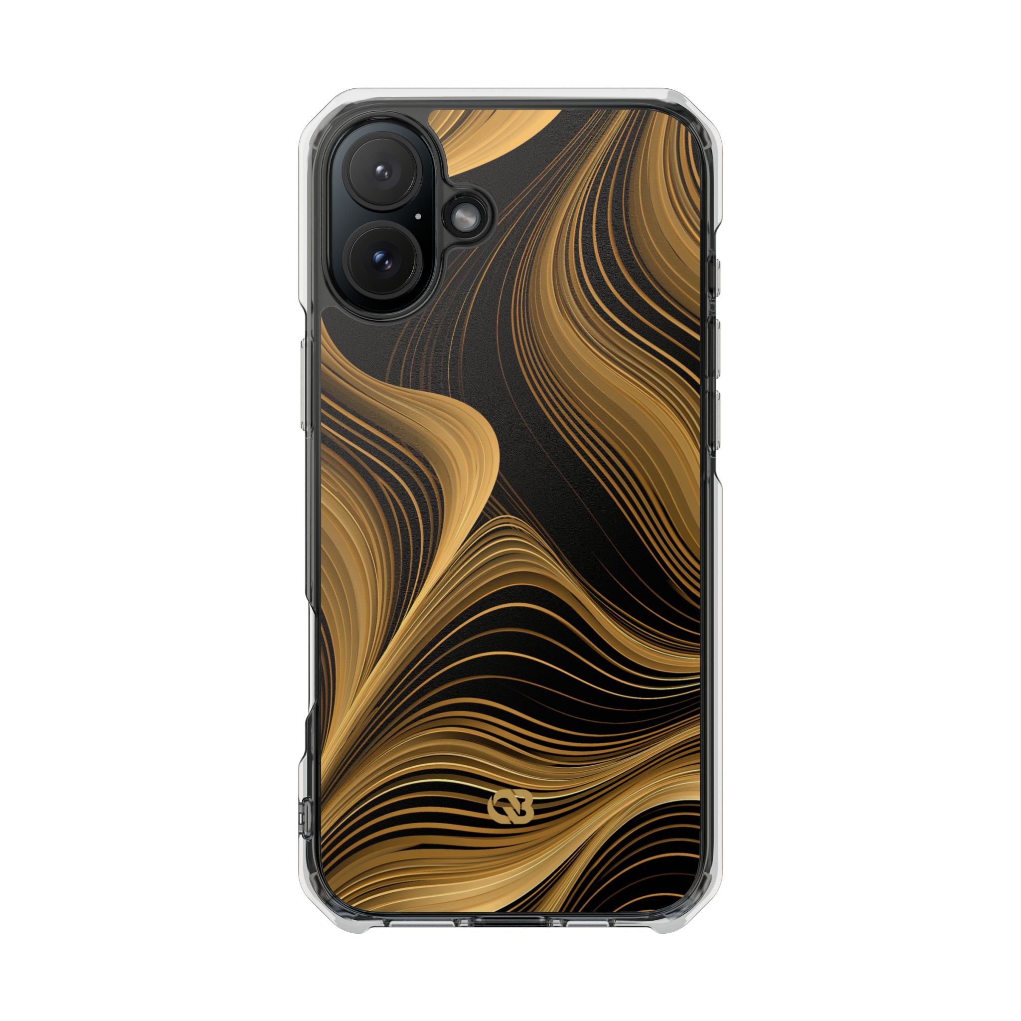 Gold Impact MagSafe Phone Case for iPhone - Molten Copper Strands