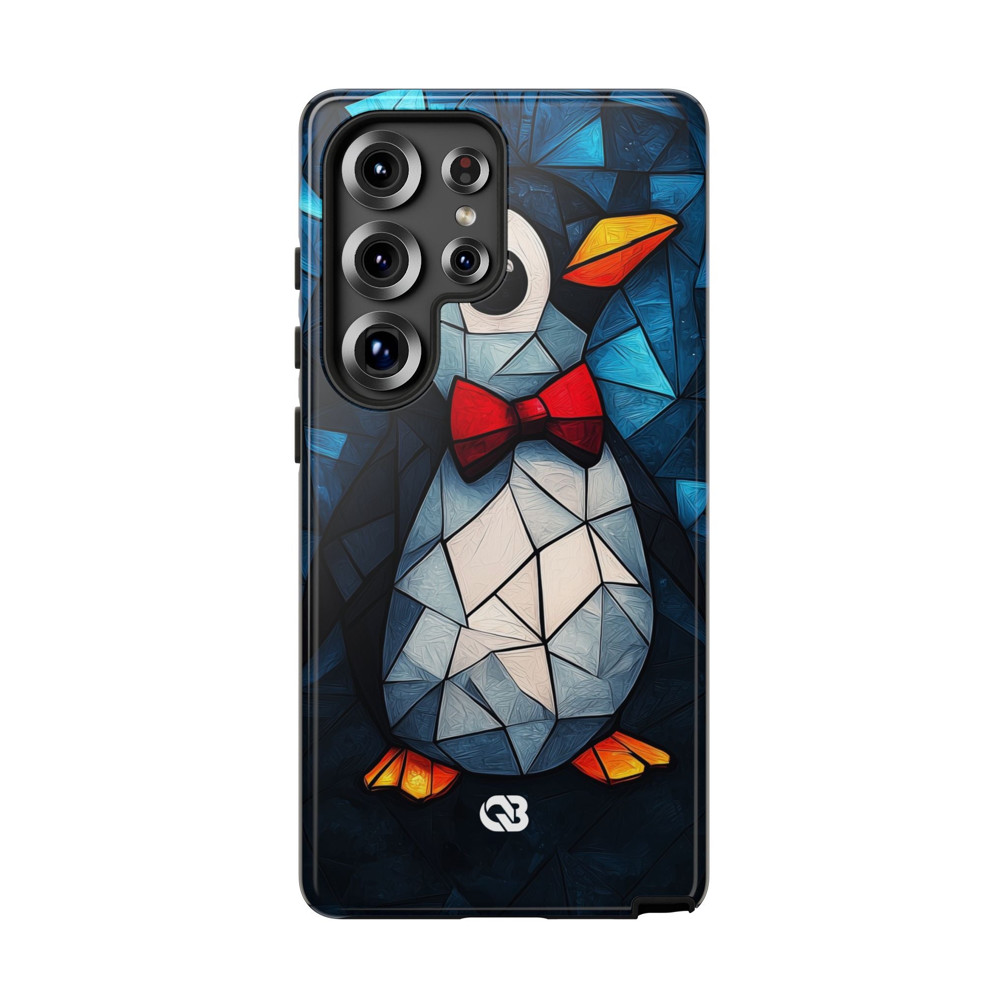 Mosaic Bowtie Penguin · Tough Hoesje voor Samsung