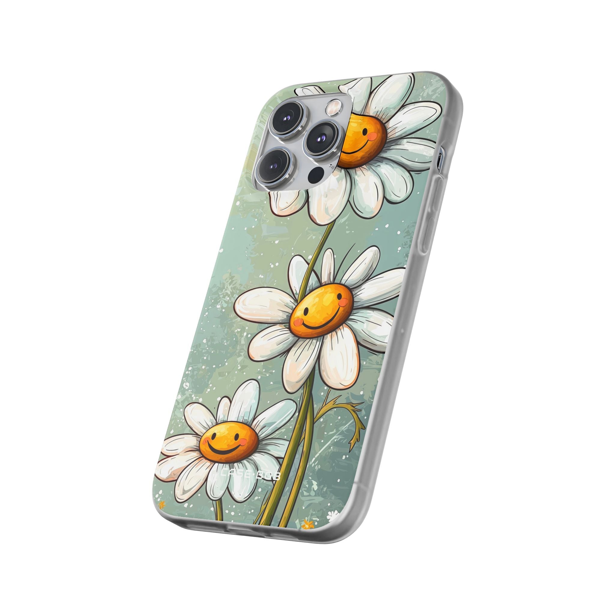Sonnige Gänseblümchen-Lächeln iPhone 14 Pro Max Case - Soft
