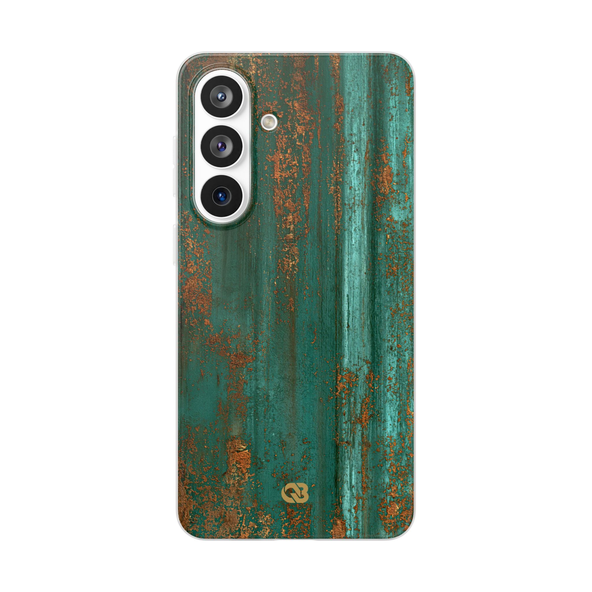 Teal Lite Phone Case for Samsung - Verdigris Copper Siding