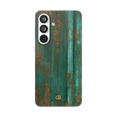 Teal Lite Phone Case for Samsung - Verdigris Copper Siding