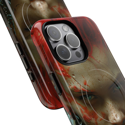 Red Spike Gaze iPhone 15 Pro Max Cover - Tough+