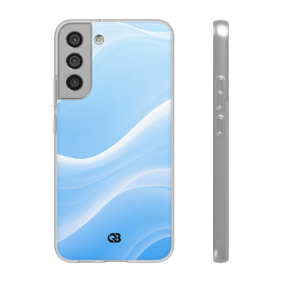 Blue Lite Phone Case for Samsung - Glacial Blue Silk