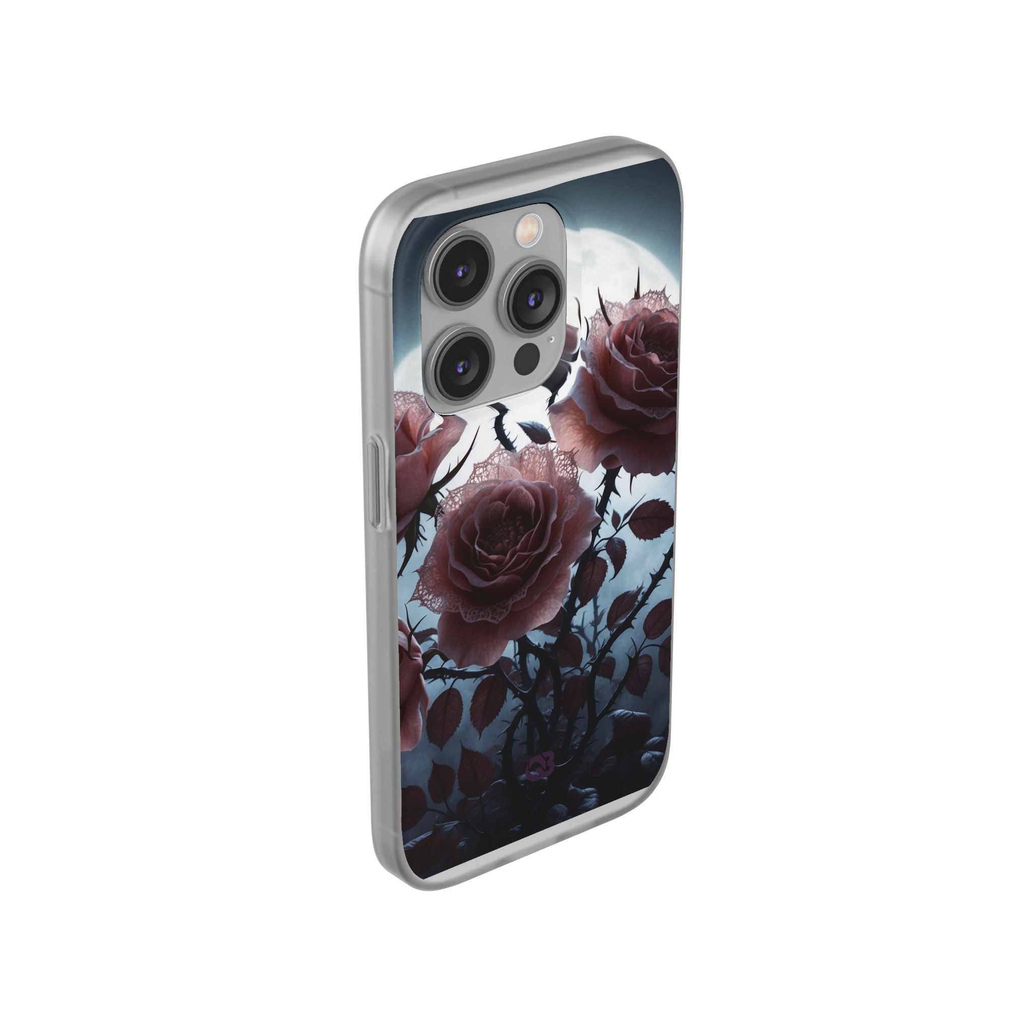 Lunar Lace Petals · Soft Coque de téléphone pour iPhone