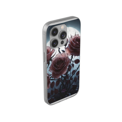 Lunar Lace Petals · Soft Coque de téléphone pour iPhone