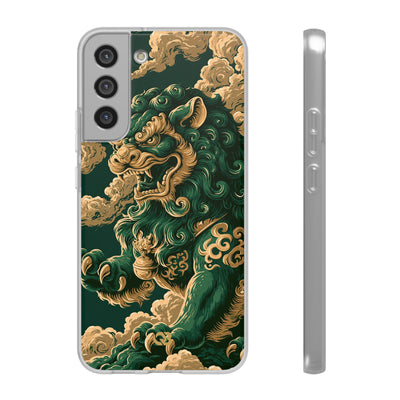 Imperial Guardian Lion · Lite Phone Case for Samsung · Green