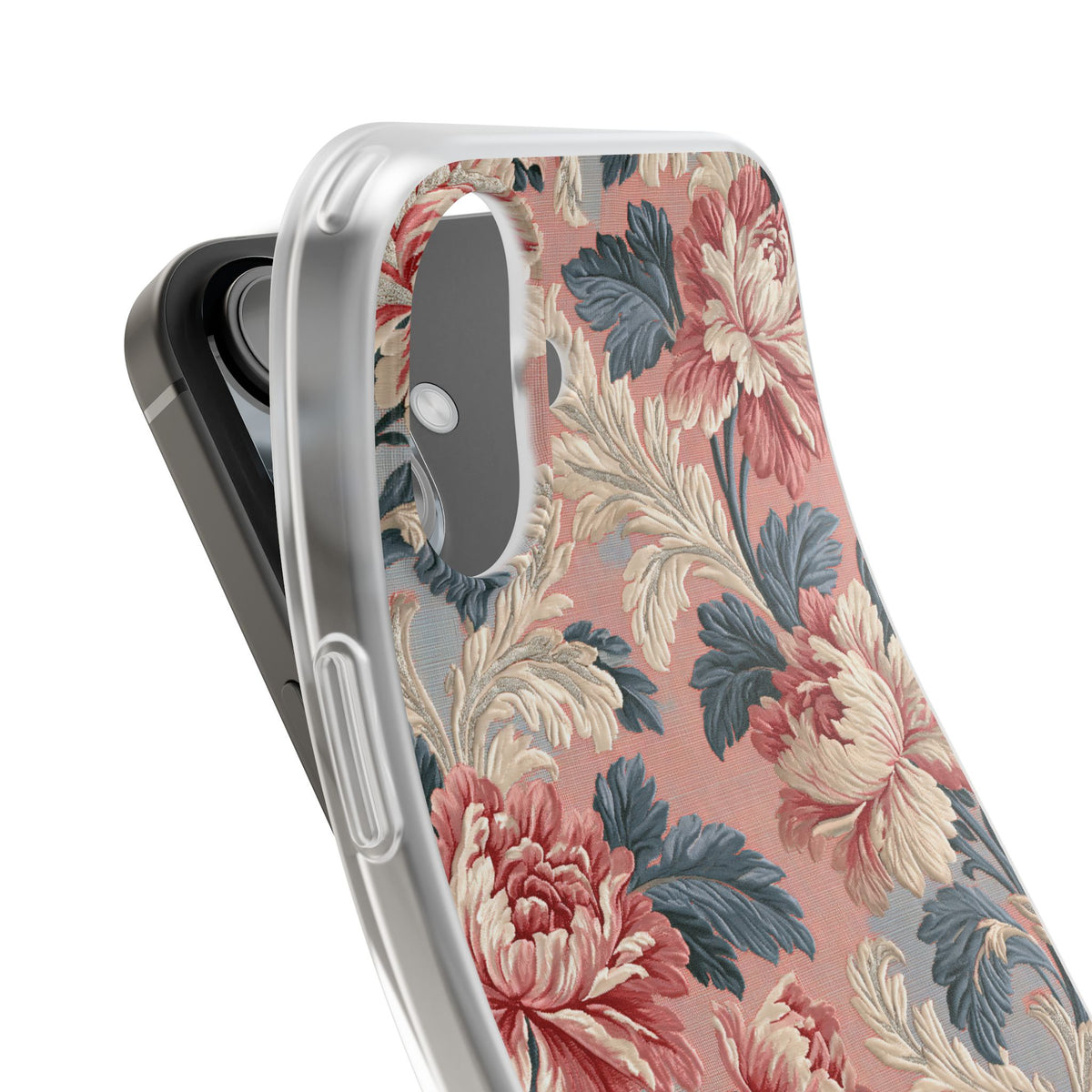 Blush Peony Jacquard · Lite Phone Case for iPhone ·  Pink