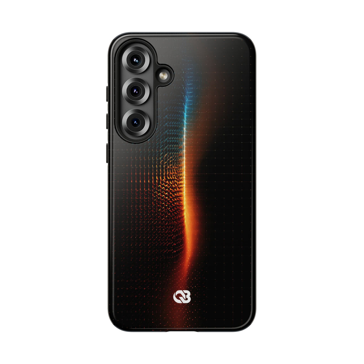 Luminous Refraction Grid · Tough Phone Case for Samsung · Black