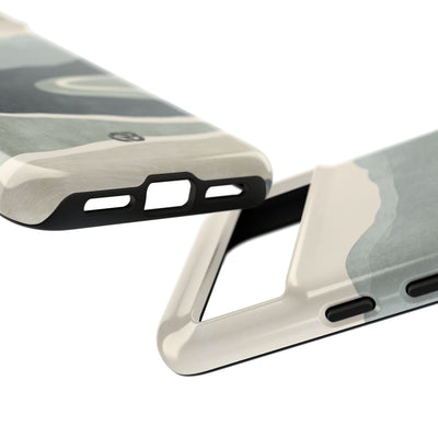 Green Tough Phone Case for Google Pixel - Misty Sage Valley