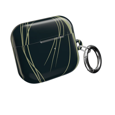 Serpentine Reeds · Hard Case for AirPods & AirPods Pro · Green