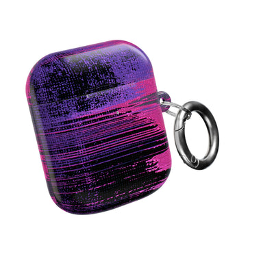 Neon Signal Shift · Hard Case for AirPods & AirPods Pro · Purple