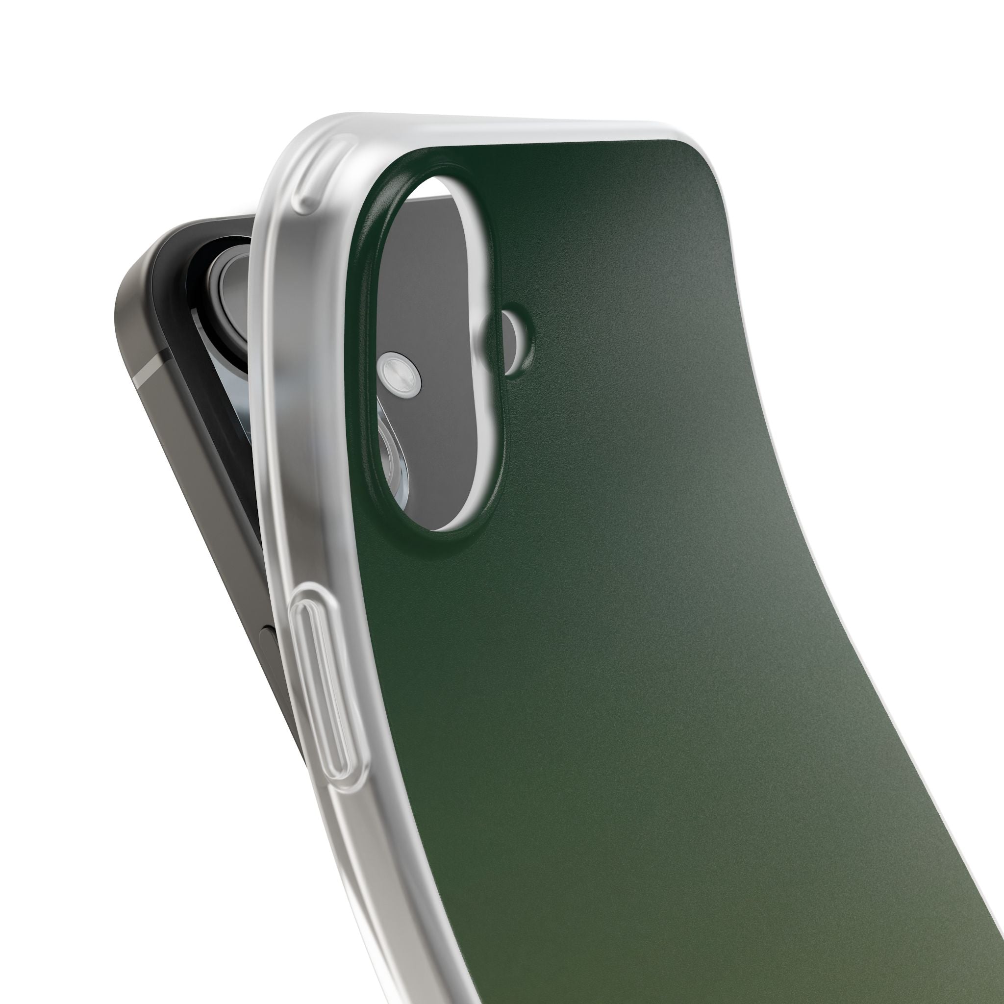 Green Lite Phone Case for iPhone - Shadow Moss Grain