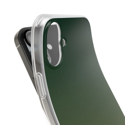 Green Lite Phone Case for iPhone - Shadow Moss Grain