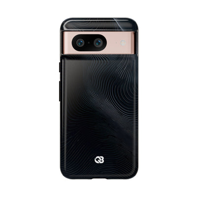 Black Tough Phone Case for Google Pixel - Obsidian Ridge Flux