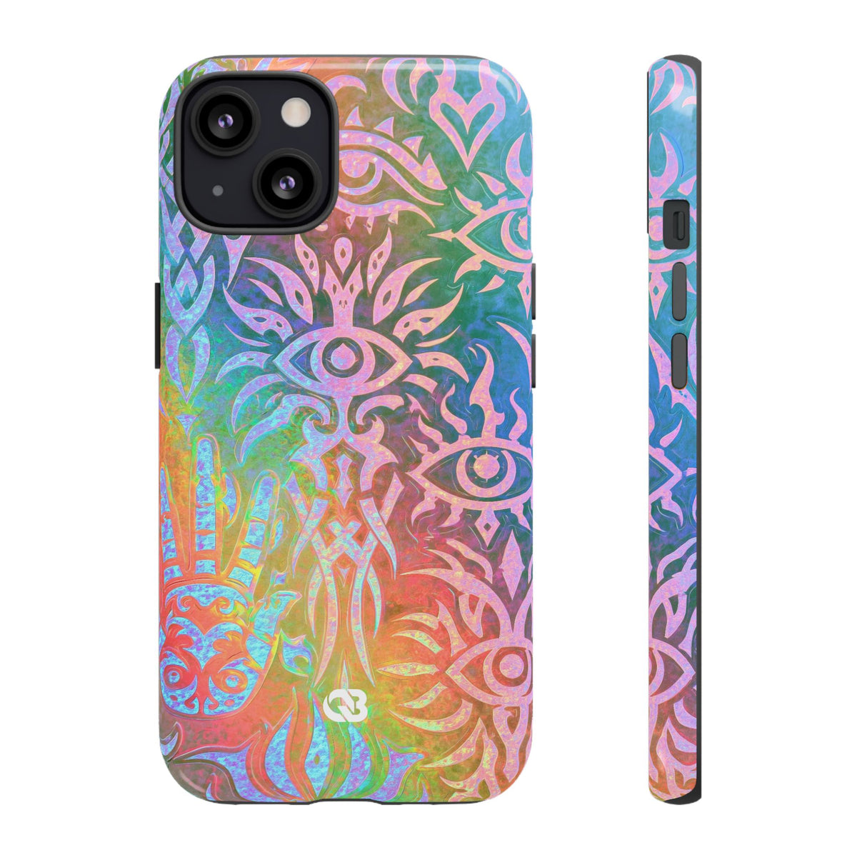 Chromatic Mystic Sigil · Tough Phone Case for iPhone · Blue
