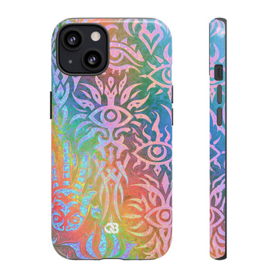 Chromatic Mystic Sigil · Tough Phone Case for iPhone · Blue