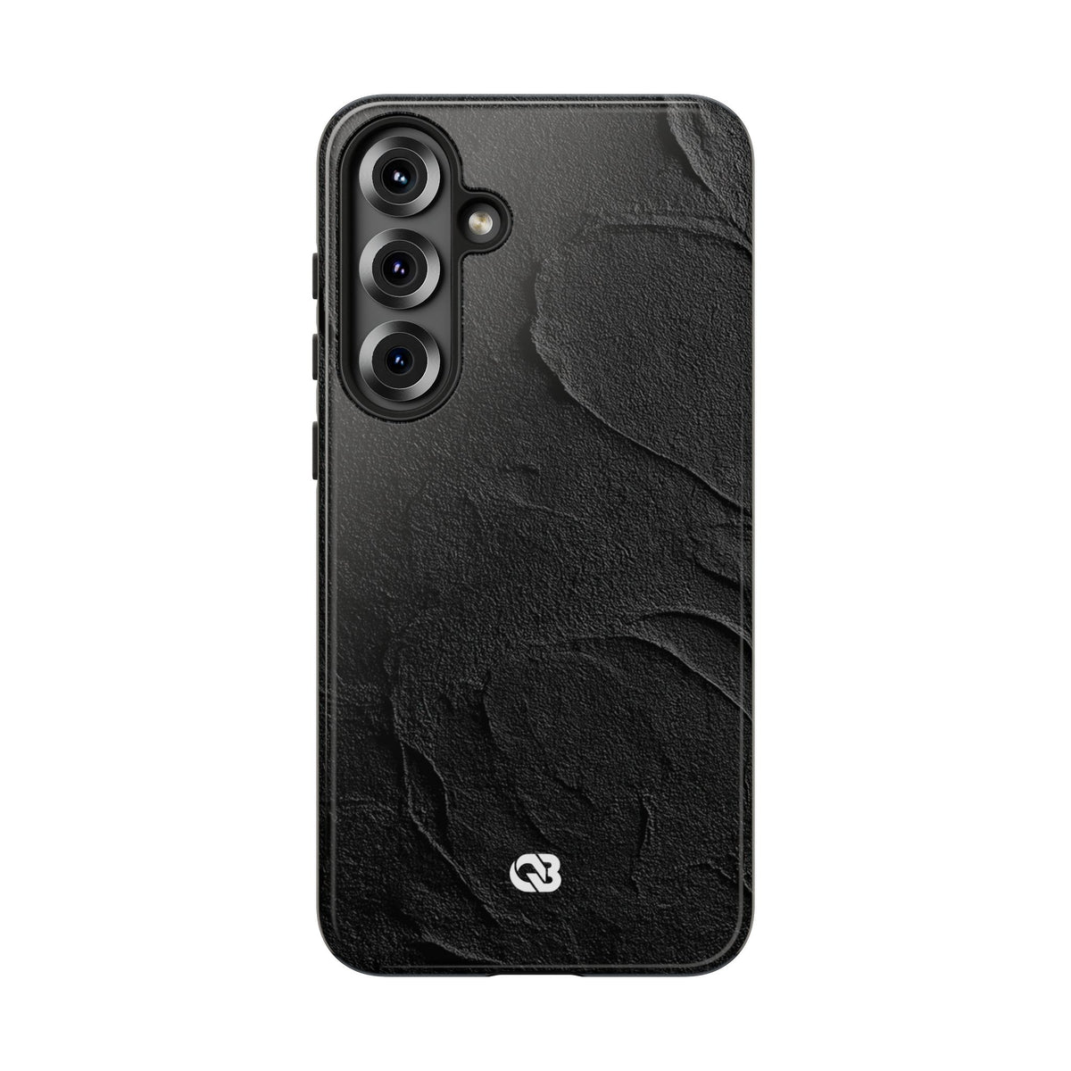 Obsidian Stucco Relief · Tough Phone Case for Samsung · Black