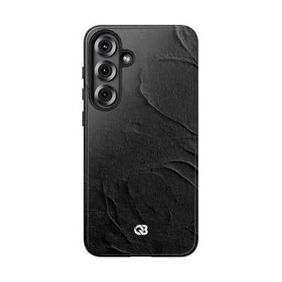 Obsidian Stucco Relief · Tough Phone Case for Samsung · Black