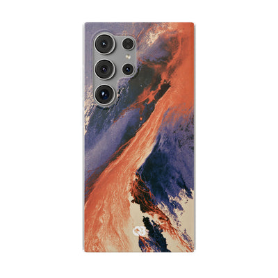 Solar Aura Drift · Lite Phone Case for Samsung · Orange